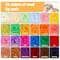 Needle Felting Kit, 24 Colors Wool Roving (5g/Color), Complete Needle Felting Starter Kit with Needle Felting Supplies Wool Fibre Spinning Craft Felting Kits for Beginners